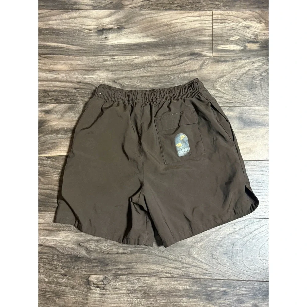 Nike Lined Flow Shorts Mens Small Brown Sportswear Rose City 684